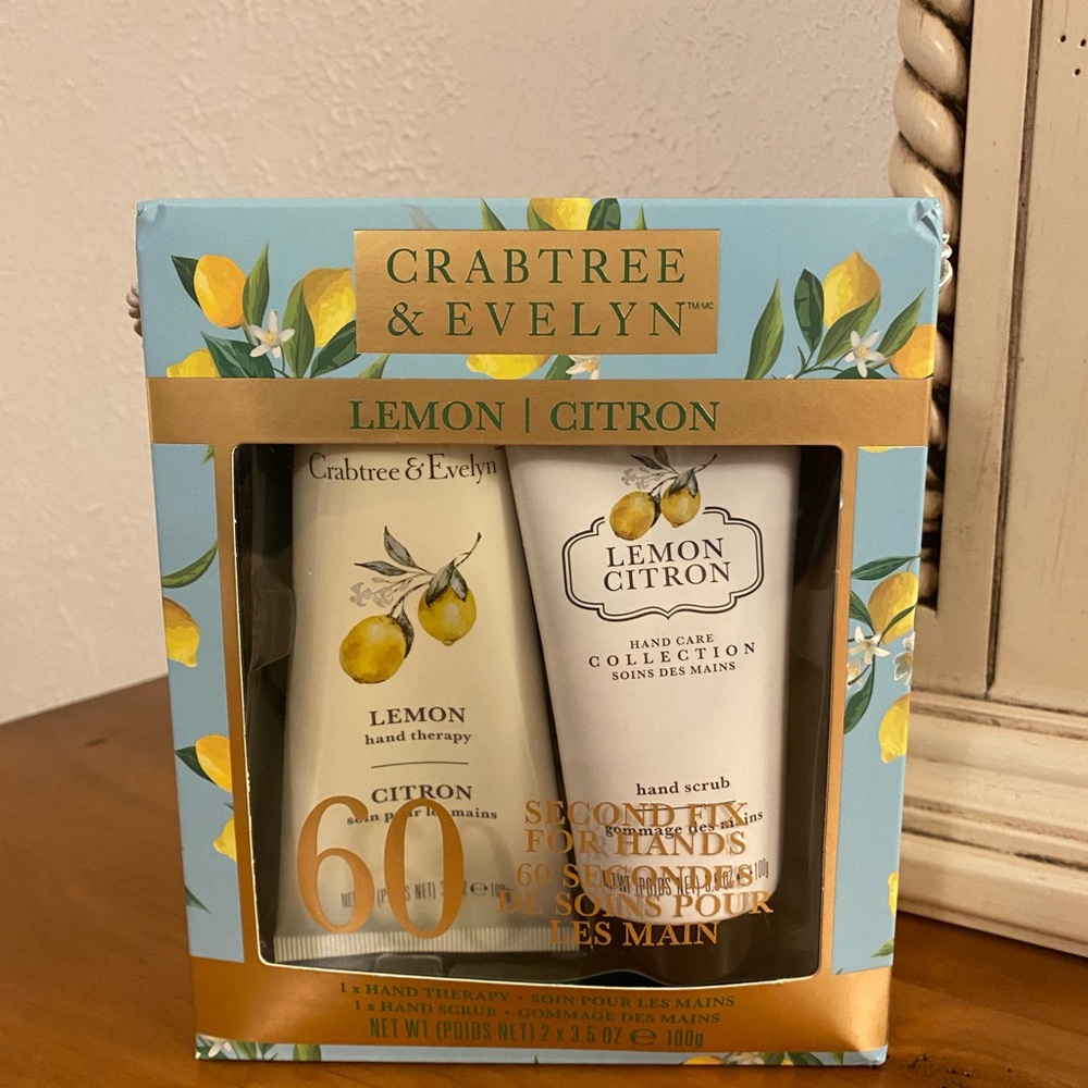 Crabtree & Evelyn Lemon Hand Therapy Cream & Scrub